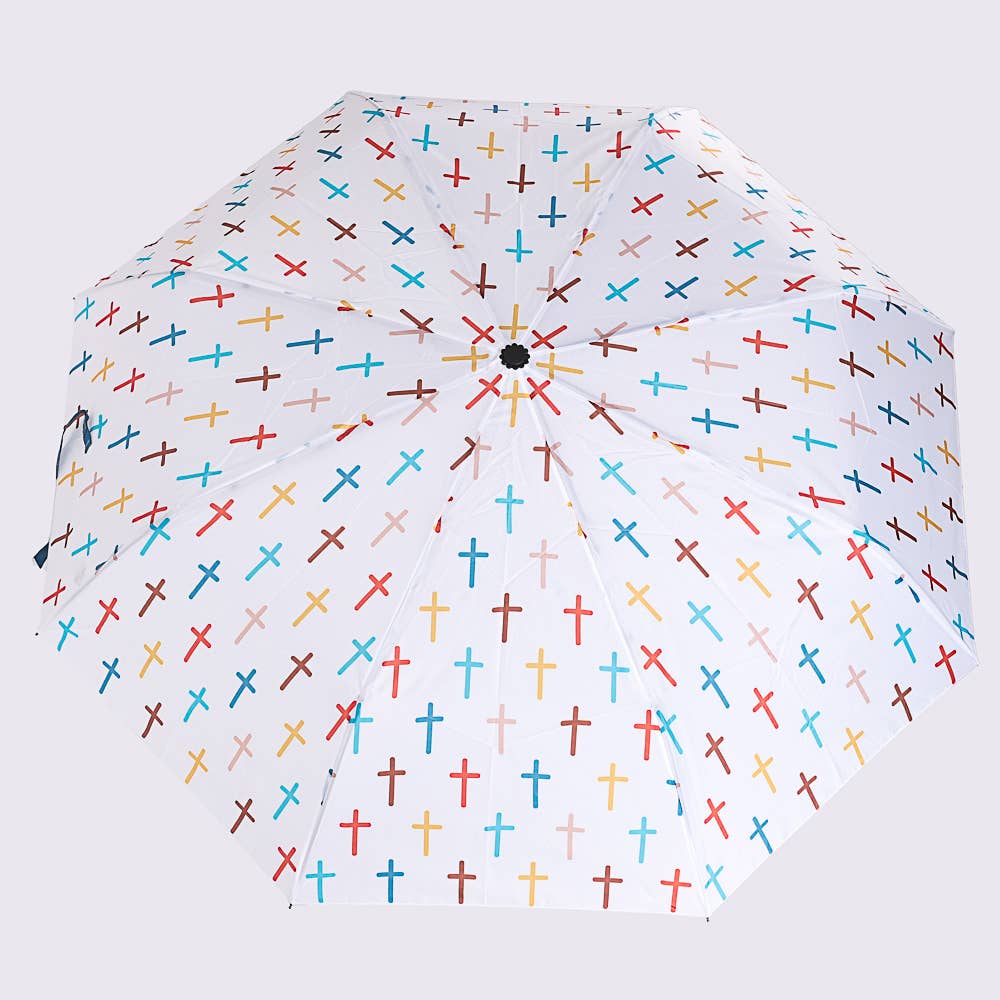 Colorful Crosses Umbrella