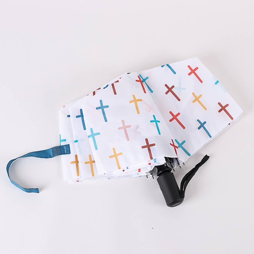 Colorful Crosses Umbrella