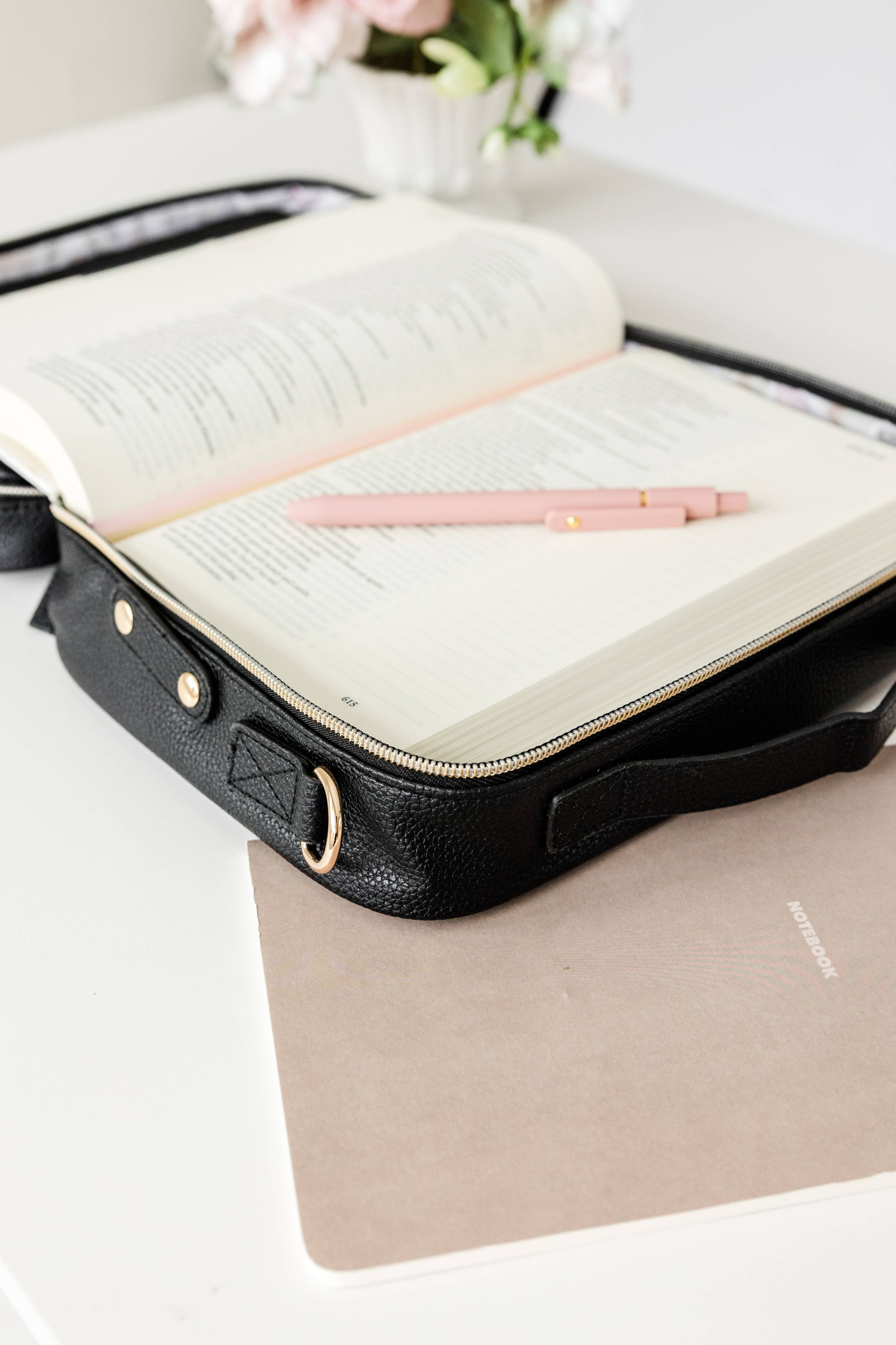 Bible Cover, Bible Bag, Bible Crossbody Bag, BLACK