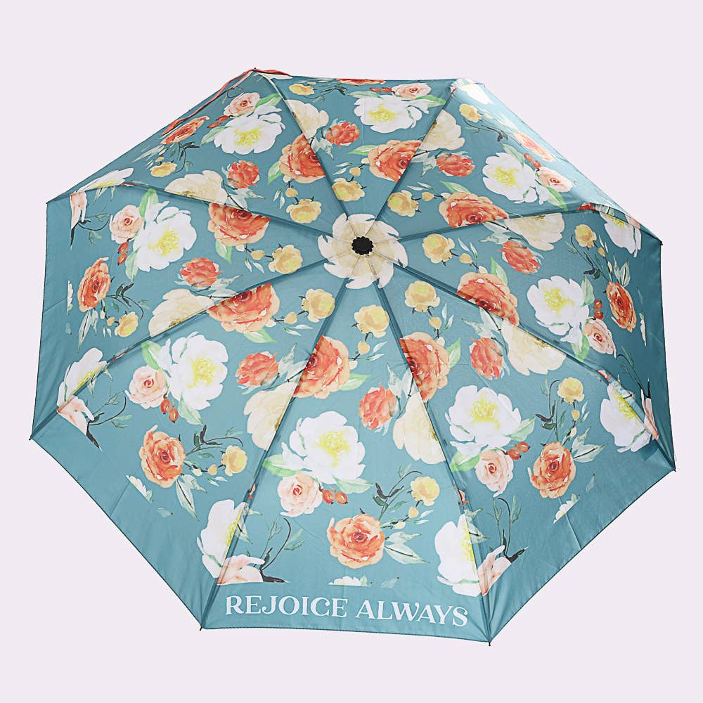 Umbrella Compact Rejoice Always