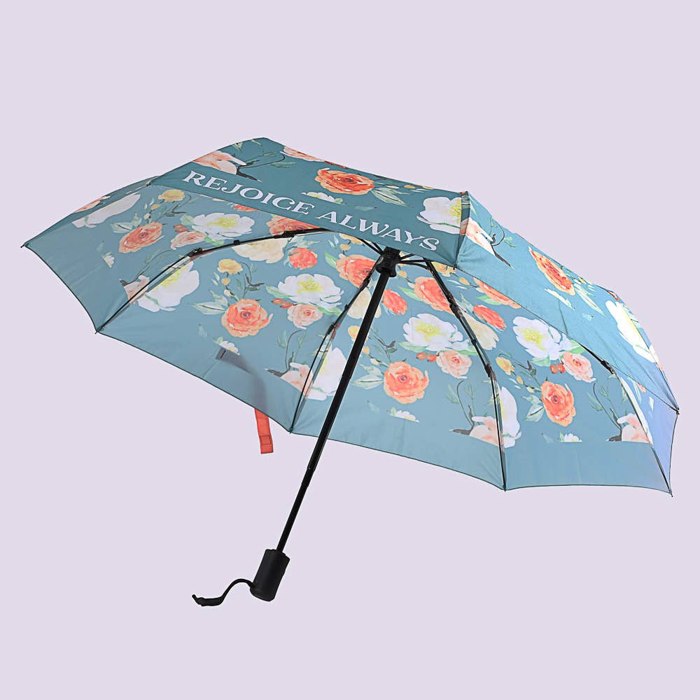 Umbrella Compact Rejoice Always