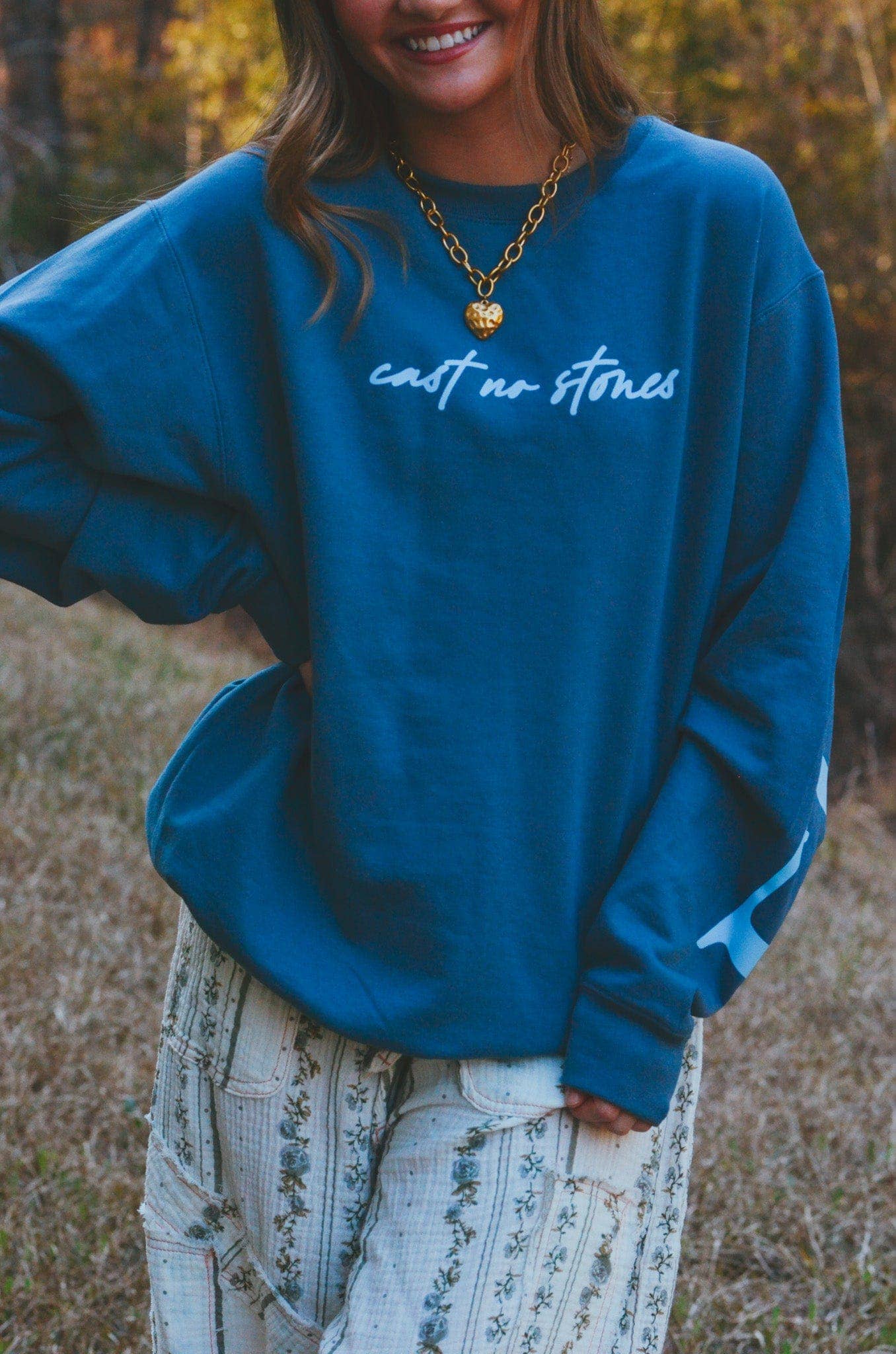 Forgiven Blue Sweatshirt