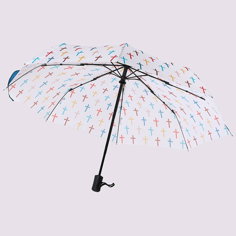 Colorful Crosses Umbrella
