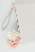 Bible Cover, Weave Bible Case, Crossbody PEARL