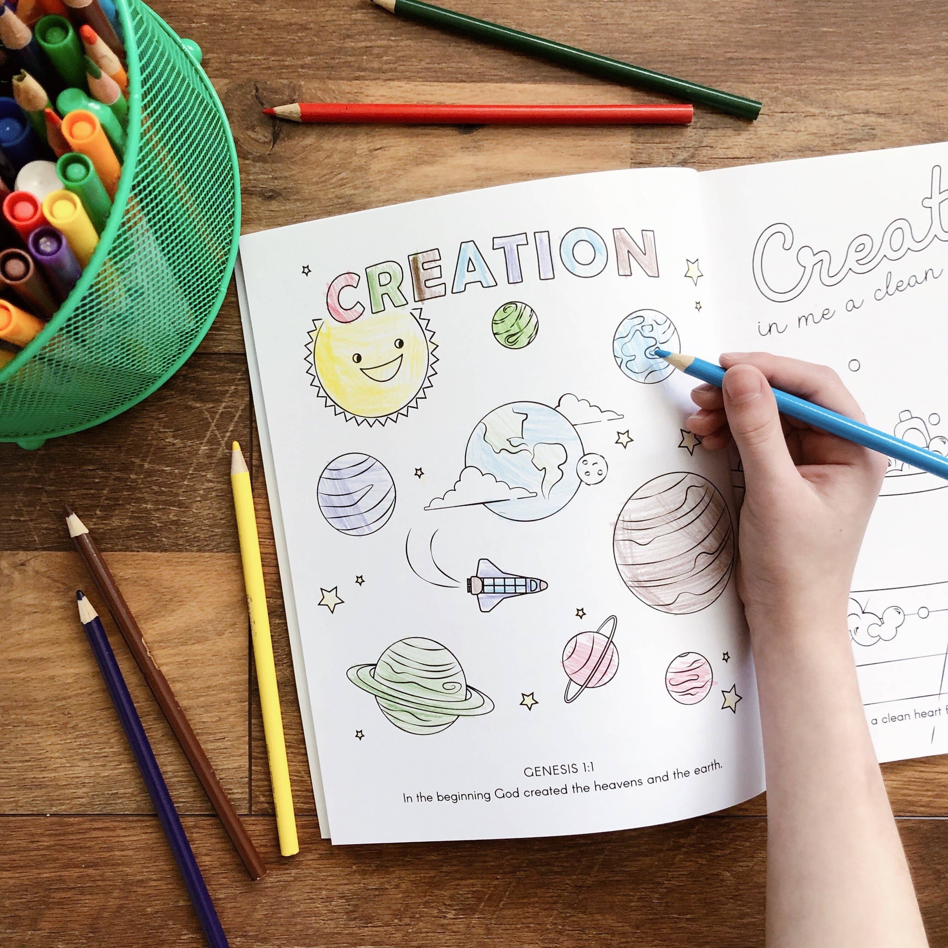 Colored With Grace - Kids Coloring Book